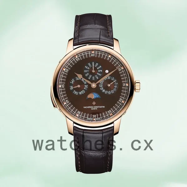 Vacheron Constantin Traditionnelle 5000T000P-B048 Men's 41mm Automatic Leather Strap - Image 2