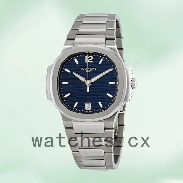 Patek Philippe Nautilus 32mm 7118/1A-001 Ladies Silver-tone Bracelet - Image 2
