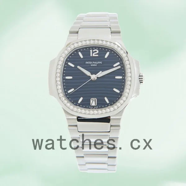 Patek Philippe Nautilus Ladies 32mm 7118/1200A-001 Blue Dial Silver-tone - Image 2