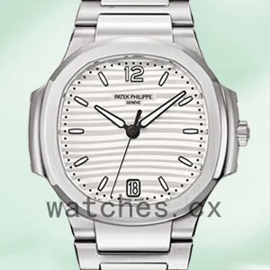Patek Philippe Nautilus 7118/1A-010 Ladies 32mm Quartz White Dial