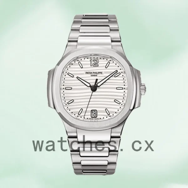 Patek Philippe Nautilus 7118/1A-010 Ladies 32mm Quartz White Dial - Image 2