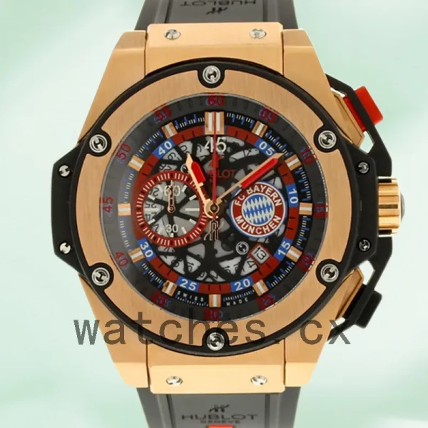 Hublot King Power Men's 716.NX.1129.RX.BYM12 48mm Rubber Band - Image 5