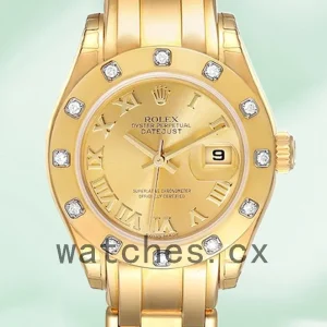 Rolex Pearlmaster 29mm 80318 Ladies Champagne Dial Automatic