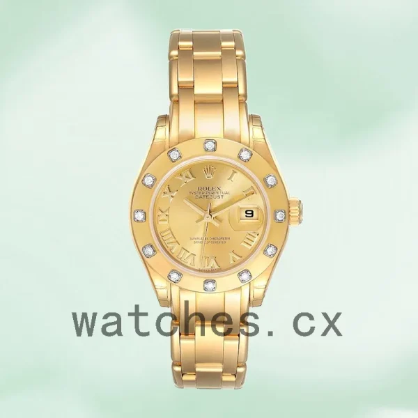 Rolex Pearlmaster 29mm 80318 Ladies Champagne Dial Automatic - Image 2