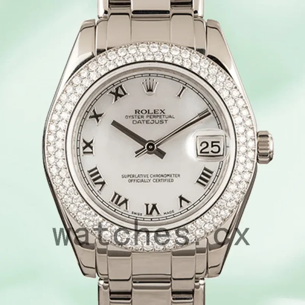 Rolex Pearlmaster 81339 36mm Unisex Mother of Pearl Dial