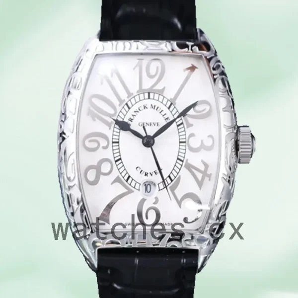 Franck Muller Cintrée Curvex Unisex 40mm 8880 CC AT Silver-tone Automatic