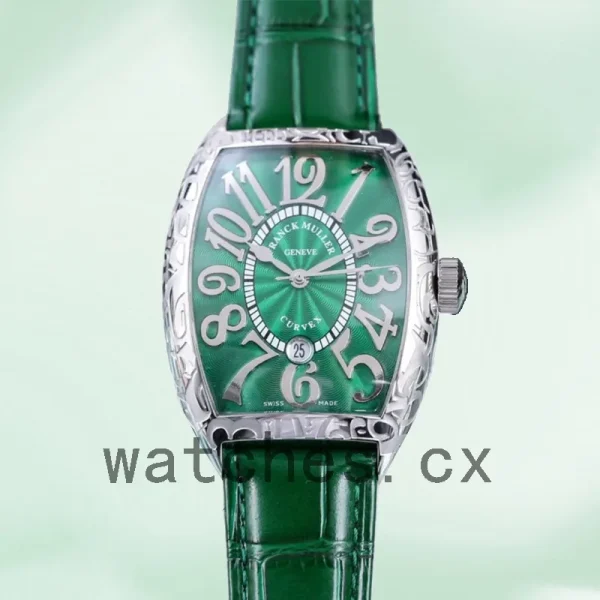 Franck Muller Cintrée Curvex Unisex 40mm 8880 CC AT Automatic Leather Strap - Image 2
