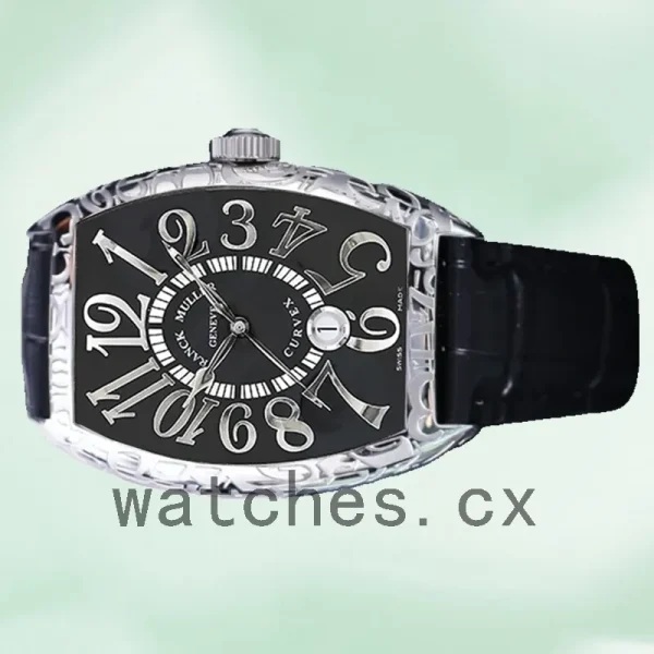 Franck Muller Cintrée Curvex 40mm 8880 CC AT Unisex Silver-tone - Image 3