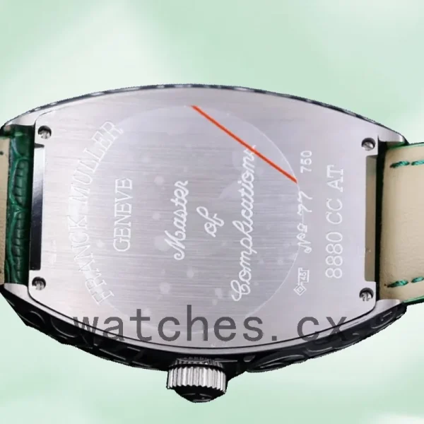 Franck Muller Cintrée Curvex Unisex 40mm 8880 CC AT Automatic Leather Strap - Image 4
