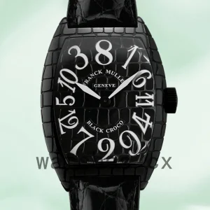 Franck Muller Croco 8880 CC AT BLK CRO Men's 40mm Automatic Leather Strap