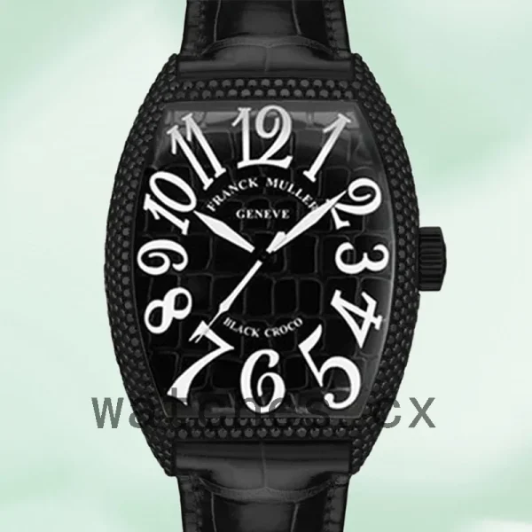 Franck Muller Croco Men's 8880 CH BLK CRO 40mm Black-tone