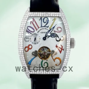 Franck Muller Cintrée Curvex 40mm Men's 8880TPR Silver Dial