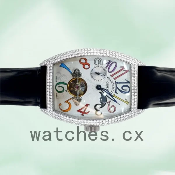 Franck Muller Cintrée Curvex 40mm Men's 8880TPR Silver Dial - Image 3