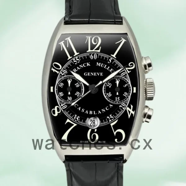 Franck Muller Casablanca Men's 8885 C CC DT 40mm Leather Strap