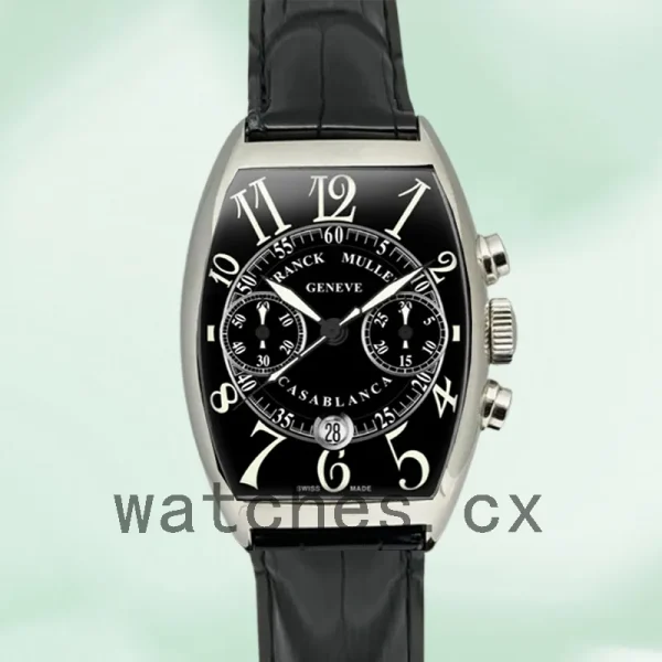 Franck Muller Casablanca Men's 8885 C CC DT 40mm Leather Strap - Image 2