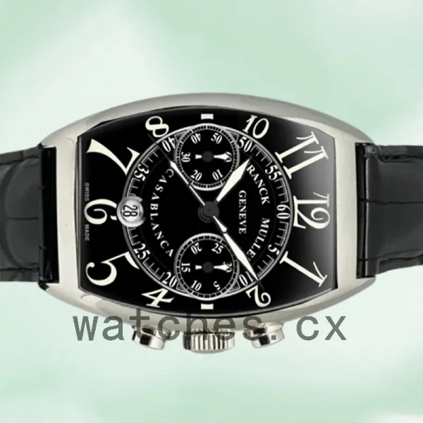 Franck Muller Casablanca Men's 8885 C CC DT 40mm Leather Strap - Image 3
