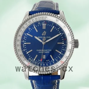 Breitling Navitimer A17325-O Men's 46mm Silver-tone
