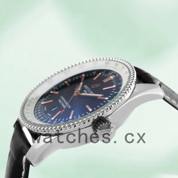 Breitling Navitimer Men's 46mm A17326-P Black Dial Strap - Image 3