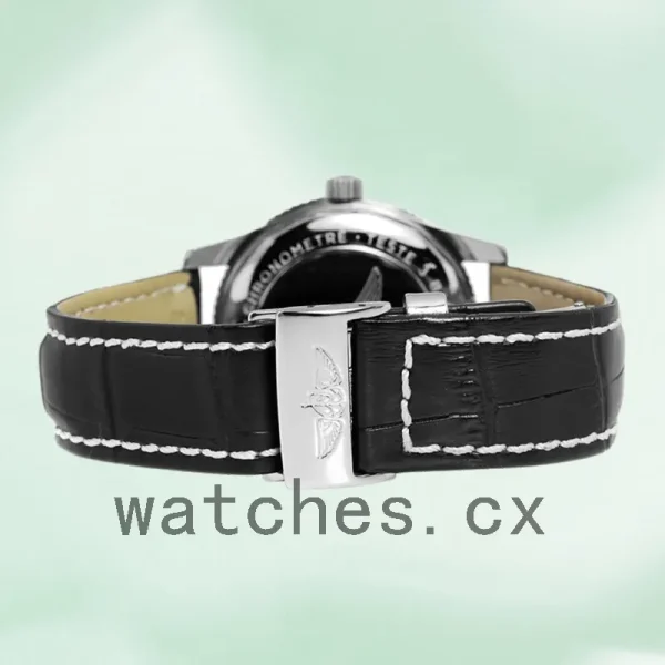Breitling Navitimer Men's 46mm A17326-P Black Dial Strap - Image 4