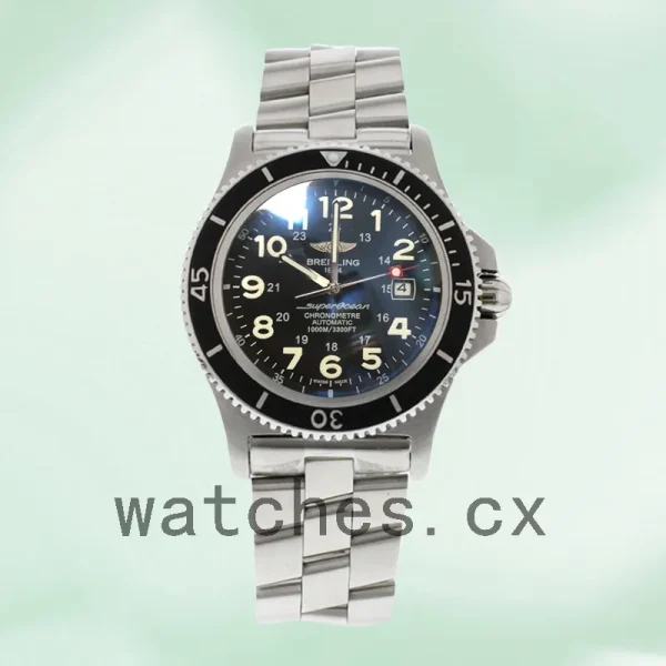 Breitling Superocean 46mm Men's A17365-J Black Dial - Image 2