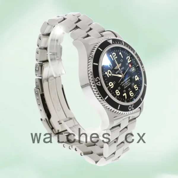 Breitling Superocean 46mm Men's A17365-J Black Dial - Image 3