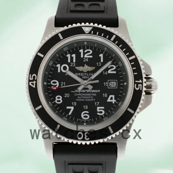 Breitling Superocean Men's 46mm A17365-K Automatic Black Dial