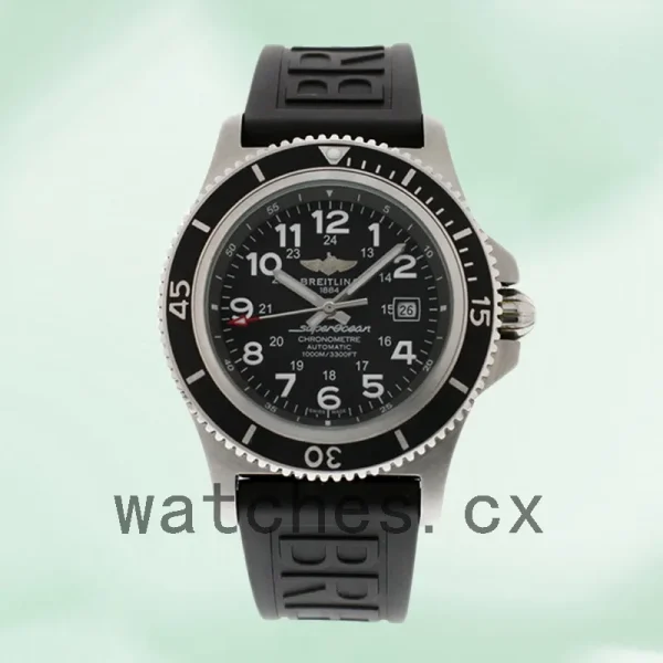 Breitling Superocean Men's 46mm A17365-K Automatic Black Dial - Image 2