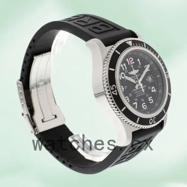 Breitling Superocean Men's 46mm A17365-K Automatic Black Dial - Image 4