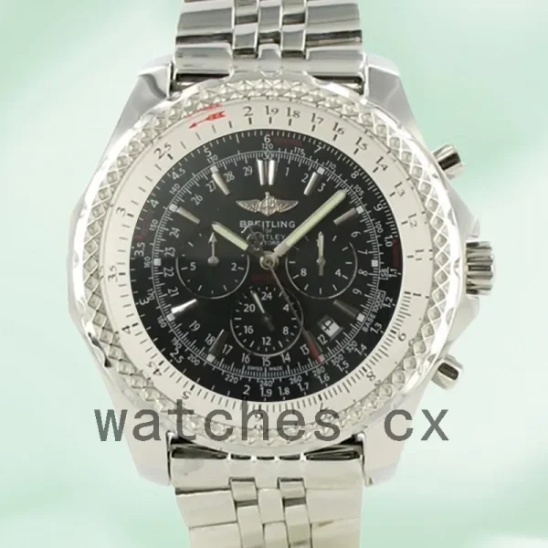 Breitling Bentley Motors Men's 46mm A25362-D Automatic Black Dial