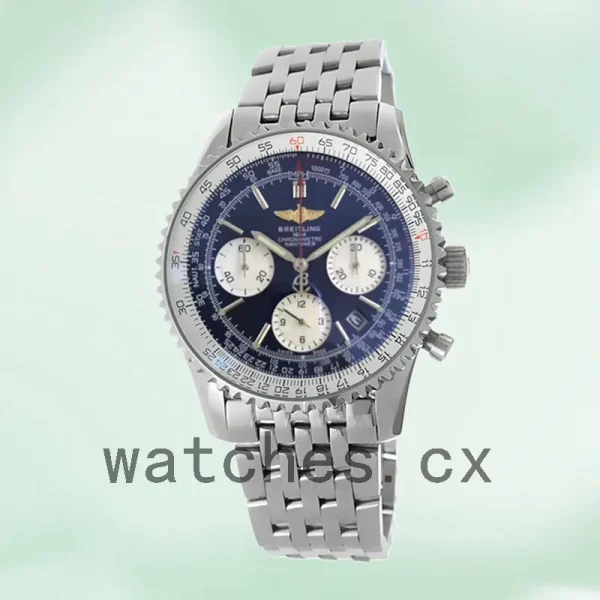 Breitling Navitimer AB0127-N Men's 46mm Blue Dial Silver-tone - Image 2