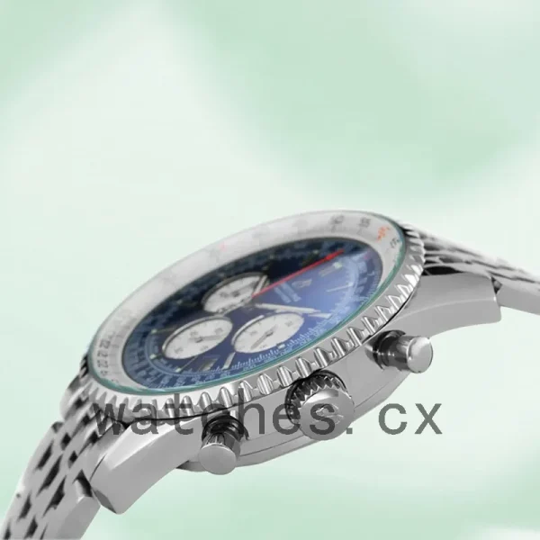 Breitling Navitimer AB0127-N Men's 46mm Blue Dial Silver-tone - Image 3