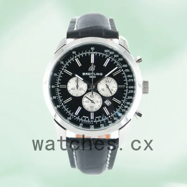 Breitling Transocean Chronograph Men's 46mm AB0151-G Black Dial - Image 2