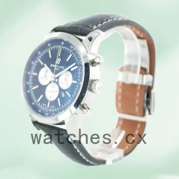 Breitling Transocean Chronograph Men's 46mm AB0151-G Black Dial - Image 3