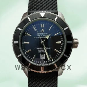 Breitling Superocean 46mm Men's AB2010121B1S1 Strap Black Dial
