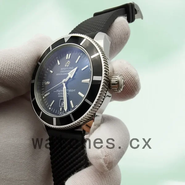 Breitling Superocean 46mm Men's AB2010121B1S1 Strap Black Dial - Image 3