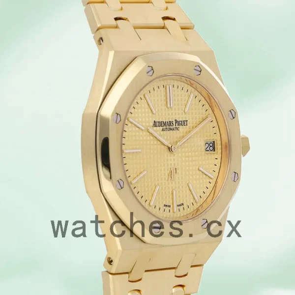 Audemars Piguet Royal Oak 43mm Men's 15202BA.OO.1240BA.02 Champagne Dial Bracelet - Image 3