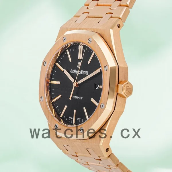 Audemars Piguet Royal Oak 15400OR.OO.1220OR.01 41mm Men's Automatic Black Dial - Image 3
