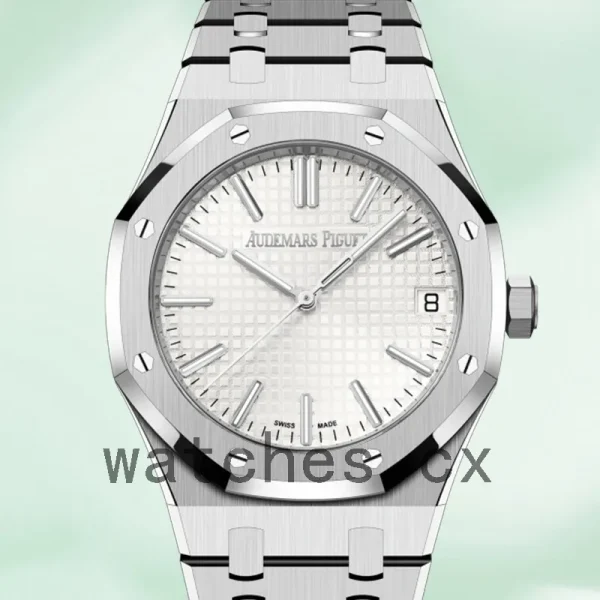 Audemars Piguet Royal Oak 41mm 15510ST.OO.1320ST.03 Men's White Dial Automatic