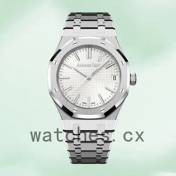 Audemars Piguet Royal Oak 41mm 15510ST.OO.1320ST.03 Men's White Dial Automatic - Image 2
