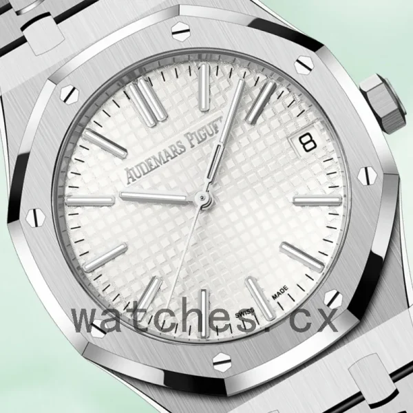 Audemars Piguet Royal Oak 41mm 15510ST.OO.1320ST.03 Men's White Dial Automatic - Image 3