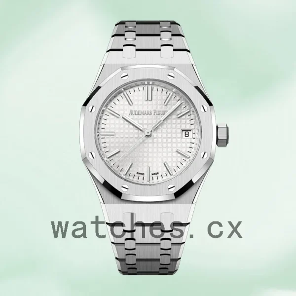 Audemars Piguet Royal Oak 37mm 15550ST.OO.1356ST.01 Men's White Dial - Image 2