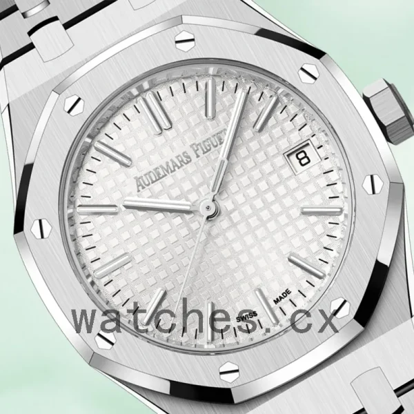 Audemars Piguet Royal Oak 37mm 15550ST.OO.1356ST.01 Men's White Dial - Image 3