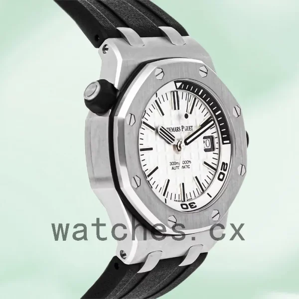 Audemars Piguet Royal Oak Offshore 42mm Men's 15710ST.OO.A002CA.02 White Dial - Image 3
