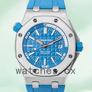 Audemars Piguet Royal Oak Offshore 15710ST.OO.A032CA.01 Men's 42mm Rubber Band Silver-tone