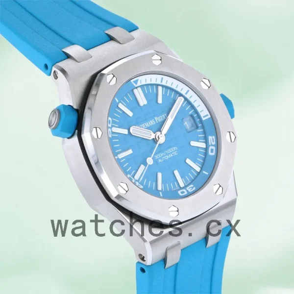 Audemars Piguet Royal Oak Offshore 15710ST.OO.A032CA.01 Men's 42mm Rubber Band Silver-tone - Image 3