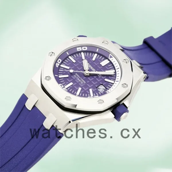Audemars Piguet Royal Oak Offshore Men's 15710ST.OO.A077CA.01 42mm Purple Dial - Image 4
