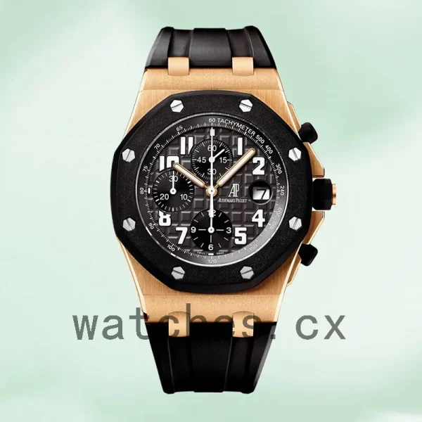 Audemars Piguet Royal Oak Offshore 25940OK.OO.D002CA.01 Men's 43mm Grey Dial Rubber Band - Image 2