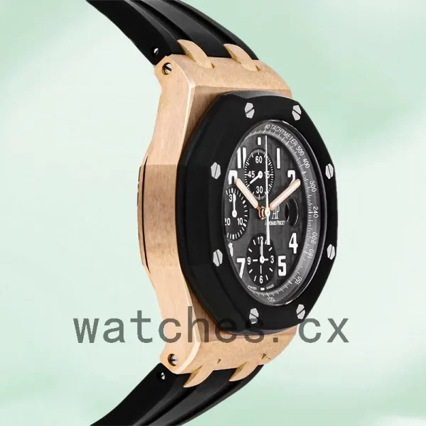 Audemars Piguet Royal Oak Offshore 25940OK.OO.D002CA.01 Men's 43mm Grey Dial Rubber Band - Image 3