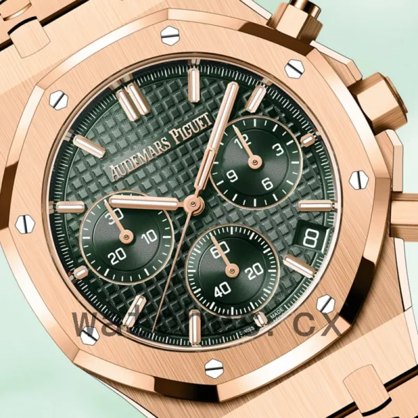 Audemars Piguet Royal Oak Men's 26240OR.OO.1320OR.04 41mm Green Dial - Image 3