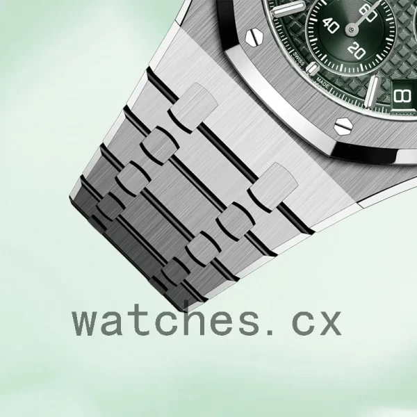 Audemars Piguet Royal Oak 26240ST.OO.1320ST.04 41mm Men's Bracelet Green Dial - Image 4